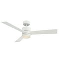 thumbnail image 3 of WAC Lighting San Francisco 3-Blade Aluminum Smart Ceiling Fan in Matte White, 3 of 5