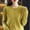 *Yellow, variant on Holzkary Womens Cardigan Sweaters Lightweight Crew Neck Long Sleeve Outfits Fall Fashion 2025 Clothing Womens Basic Crew Neck Long Sleeve Down Cardigan Blue L