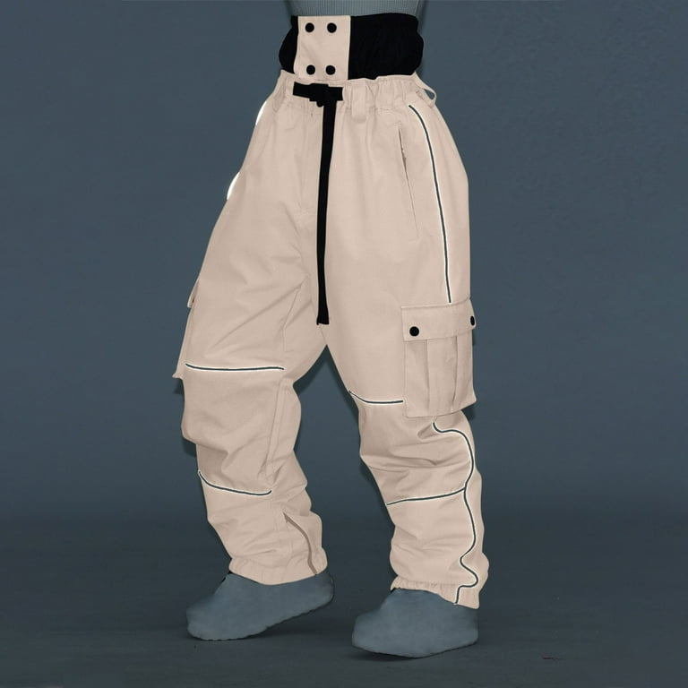 TMOYZQ Snow Pants Womens Men Ski Pants Snowboard Pants Super