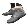 thumbnail image 2 of Zshosam Men's Winter Barefoot Hiking Boots, Slip On Warm Zero Drop Snow Boot, Wide Toe Box Ankle Booties, Minimalist Waterproof Shoes(Grey,36), 2 of 9