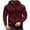 Wine(New Upgrade), variant on Dagegui Full Zip Hoodies for Men Thin Fleece Lined Hooded Sweatshirt Fall Winter Workout Athletic Coat with Pockets Dark Gray S