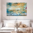 thumbnail image 2 of Elephant Stock Abstract Strokes Wall Art - Horizontal Canvas Wall Art - Living Room Wall Decor - Abstract Canvas - Blue And Teal Decor - 48" x 32", 2 of 8