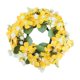thumbnail image 2 of CaiYueKe Artificial Floral Wreath Candle Ring Holder Wedding Home Decor Centerpiece for Table Fireplace Mantel Living Room Rustic Farmhouse Spring Summer Decorations, 2 of 7