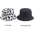 thumbnail image 2 of Sombreros de invierno para mujer, sombrero de cubo de piel sintética, sombrero de cubo con estampado de leopardo, sombrero cálido Vintage Adepaton MZQ-0963, 2 of 7