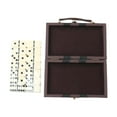 thumbnail image 4 of Juego de dominó Double Six, 28 dominós en estuche portátil, juguetes tradicionales familiares, juego de mesa clásico para mayores de 8 años, viajes, 4 of 9