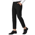 thumbnail image 4 of Lars Amadeus Men's Cropped Pants Slim Fit Flat Front Ankle-Length Dress Pants, 4 of 6