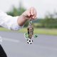thumbnail image 1 of Llavero con colgante de fútbol | Adorno metálico para coche y recuerdo para aficionados al deporte | Regalo y recuerdo para aficionados al fútbol, 1 of 5