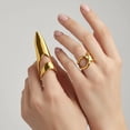 thumbnail image 4 of Lerpwige 2 Pack Unisex Nail Rings Claw Shape Finger Rings Jewelry Stylish Finger Accessories for Youthful Fashion Lover, 4 of 8