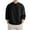 Black, variant on DAFPZW Men's Solid Color V Neck Sweatshirt, Loose Fit Casual Long Sleeve 2025 Spring Outdoor Pullover Tops