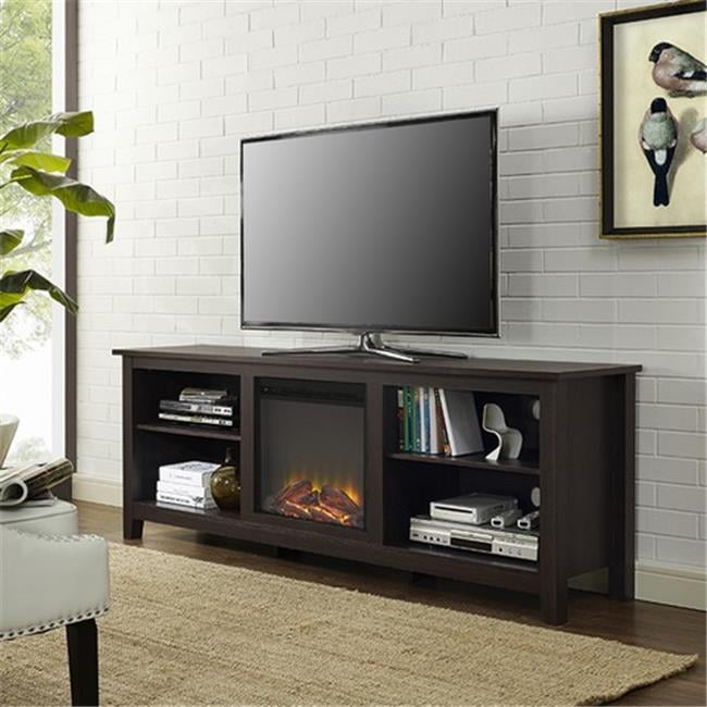 70 x 24 in. Fireplace TV Stand Espresso