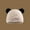 Beige, variant on Cozy Winter Bucket Hat With Adorable Bear Ears Lined Thickened Fisherman Cap For Cold Weather Comfort White,One Size