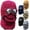 Red, variant on Winter Thermal Hat with Glasses Winter Pilot Hat Trapper Hats Goggles and Face Mask Outdoor Sport Ski