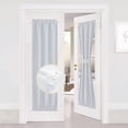 thumbnail image 5 of NICETOWN 2 Pack No Drill Cafe Curtain Rods for French Door, Adhesive Brackets Easy Installation with Adjustable Length 16-27 Inches, White, 5 of 7