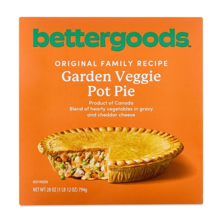 bettergoods Garden Veggie Pot Pie, Large Size Meal, 28 oz (Frozen)