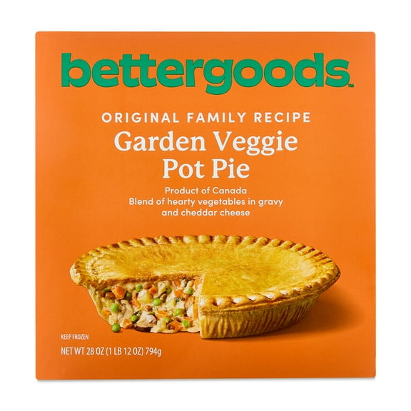 bettergoods Garden Veggie Pot Pie, Large Size Meal, 28 oz (Frozen)