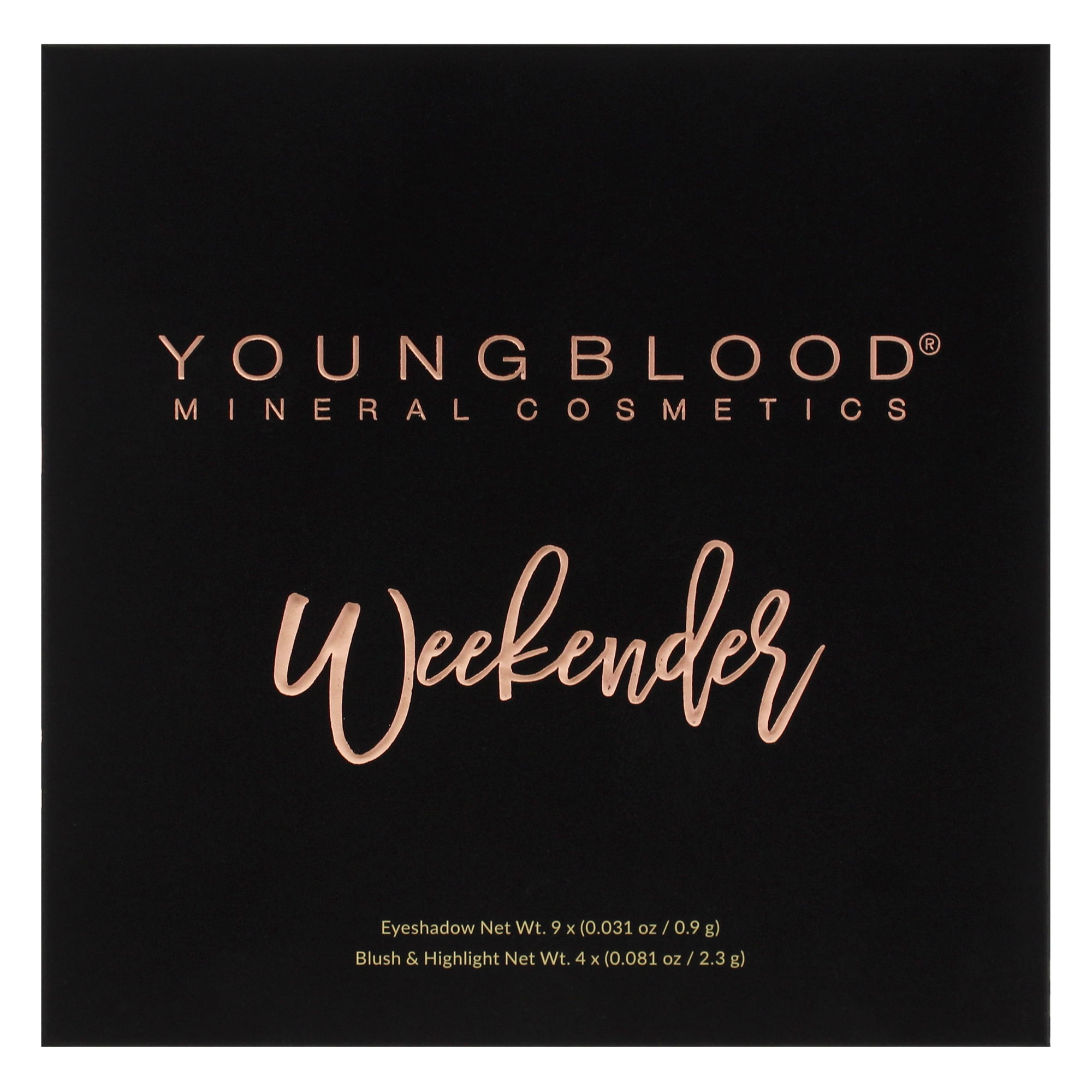 Palette - Weekender by Youngblood for Women - 0.60 oz Makeup