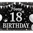 thumbnail image 3 of Yatrandify Decorative Design Happy 18th Birthday Banner Balloon Decoration Party Decoration for Birthday Party Indoor Decoration Photo Shoot, 3 of 7