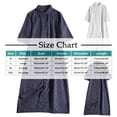 thumbnail image 2 of Vestido de Verano de Manga Corta para Mujeres de Moda Sexy Color Sólido Botón Cuello en V, Vestido Casual Ligero, 2 of 6