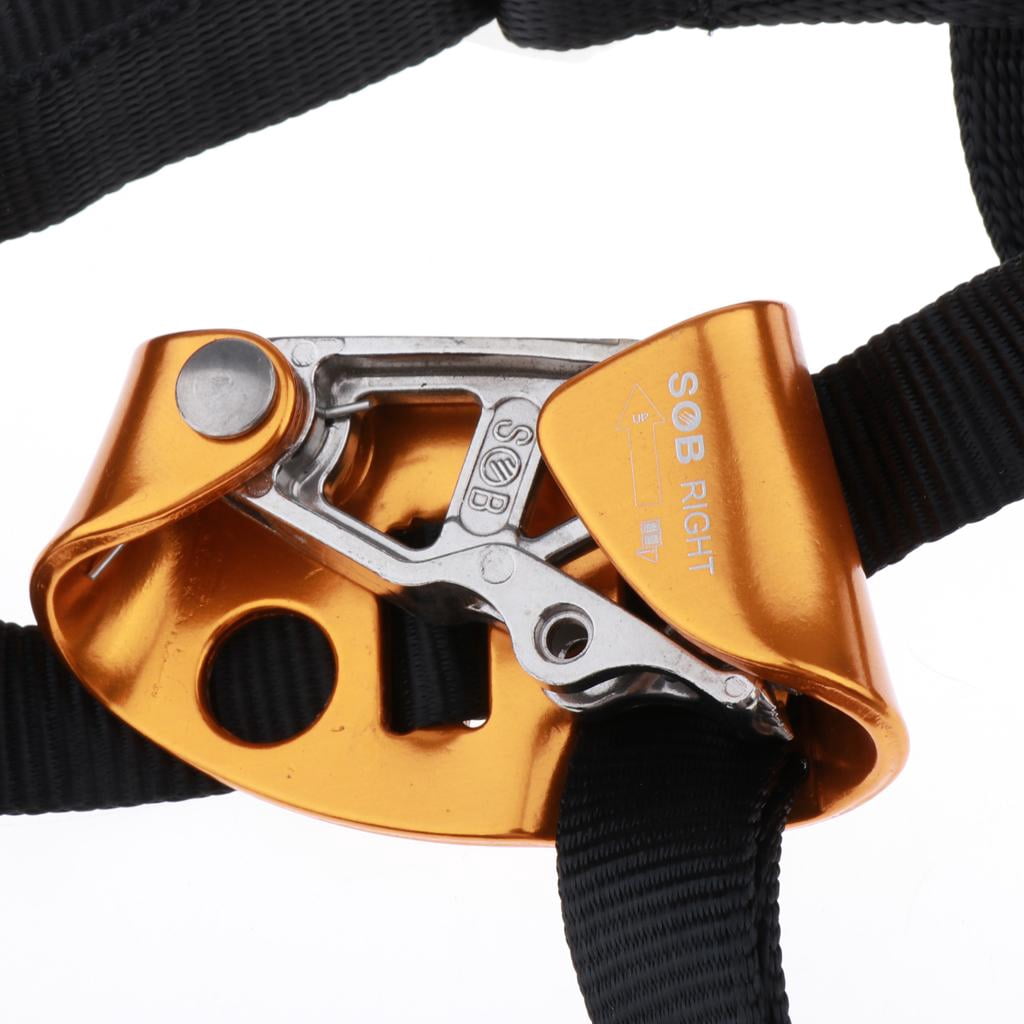Nishiyuenyi Foot Ascender Climbing Tree Arborist Rappelling Equipment Rope Clamp for Right Right Orange