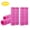 Pink, variant on WLGJL 6pcs Non-Slip-Rubber Bicycle Handlebar Grips, Black