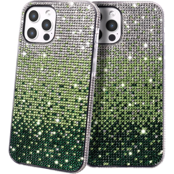 MYKOMI Bling Case for iPhone XR, Luxury Glitter Sparkly Diamond Cute Three Color Gradient Cover for Women & Girls Soft TPU Protective Shockproof Phone Case