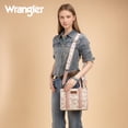 thumbnail image 3 of Wrangler Tote Bag for Women Western Camo Pattern Canvas Crossbody bag Handbag Vintage Design, Pink, 3 of 6