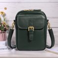 thumbnail image 3 of HUISZJ Crossbody Bag Cell Phone Bag, Crossbody Cell Phone Bag with Adjustable Removable Strap, Zipper Shoulder Handbag Purse Wallet for Women Men (Green), 3 of 10