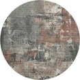 thumbnail image 2 of Addison Rugs Mayfield Premium Machine Washable Transitional Abstract Paprika Round Rug, 8' x 8', 2 of 6