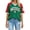 Dark Green1, variant on HOWPAY Oversized Mexico Shirts for Women Mexico Soccer Brazil Y2K V Neck Soccer Fan Tops Dark Green1 S