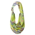 thumbnail image 6 of Wrapables® Retro Lightweight Infinity Scarf, Psych Lime, 6 of 7