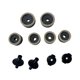 thumbnail image 5 of 10x Accesorios repuesto para platillos Tuercas rápidas para platillos Almohadillas fieltro resistentes para batería percusión profesional Gris, 5 of 8