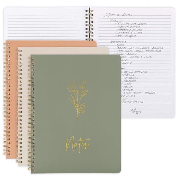 Set de cuadernos ZICOTO Aesthetic Spiral 3 para mujer 27x21cm