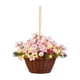 thumbnail image 1 of Adorno navideño de cesta de flores | Colgante acrílico plano 2D | Decoración festiva para árboles de Navidad, coronas y decoración del hogar | Diámetro de 3,14 pulgadas, 1 of 1