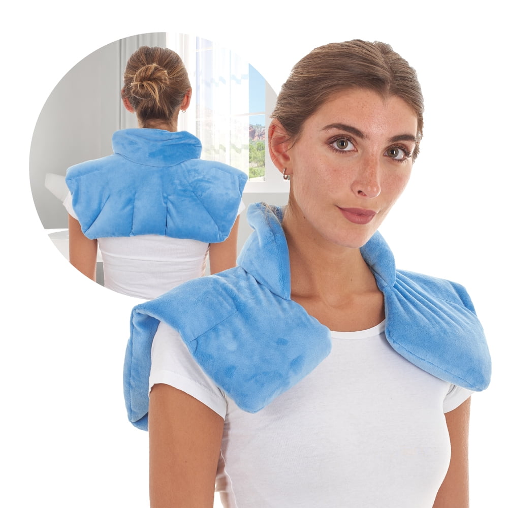 Microwavable Heating Pad for Neck and Shoulders Weighted Hot & Cold