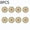 #2, variant on CHJK 8 Pcs Gradient Woven Round Placemat, 15 x 15 Inch Handmade Braided Heat Resistant Table Mat, Kitchen Dining Decor for Tabletop Protection