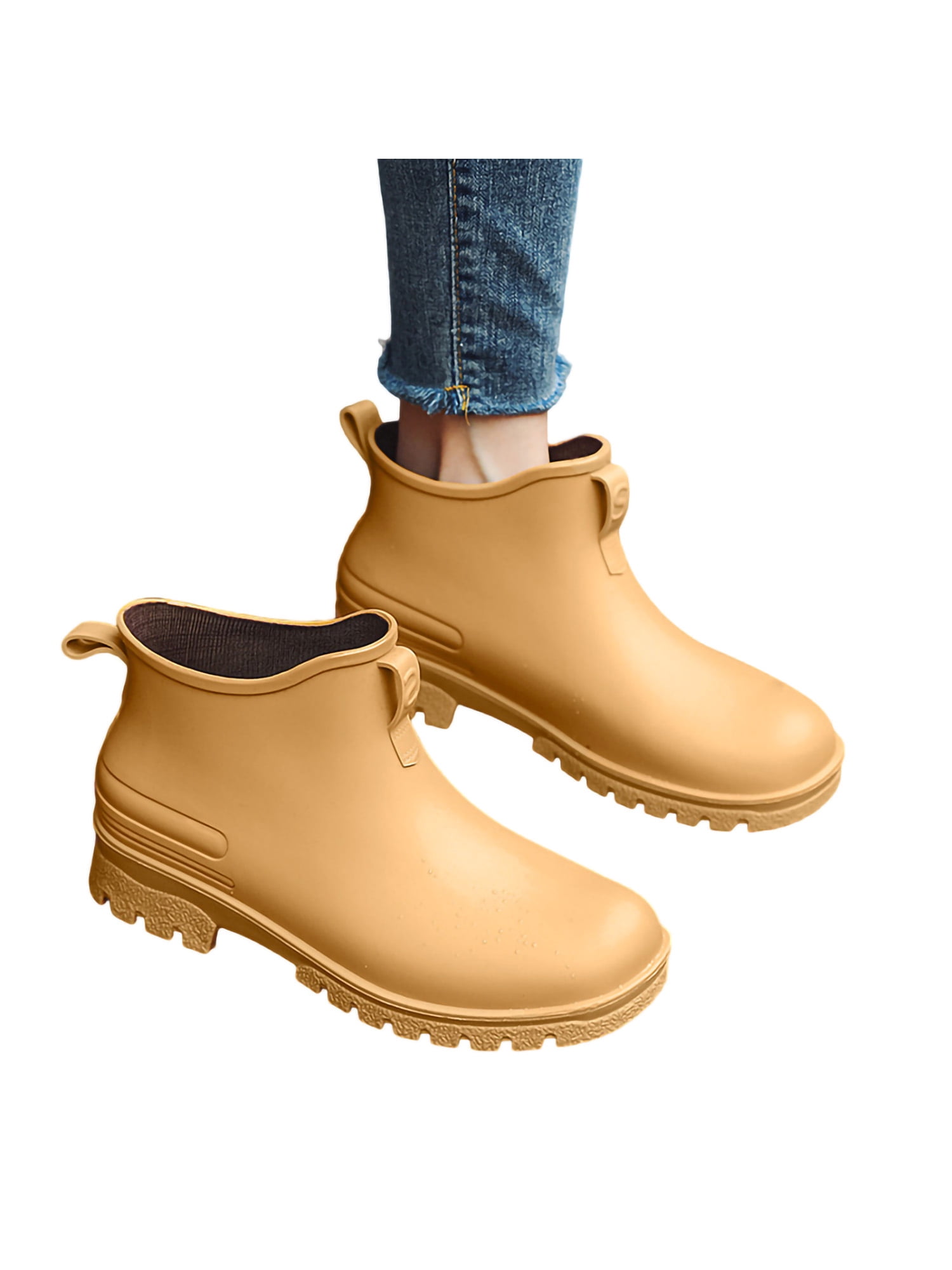 Bottes Caoutchouc Courtes Imperméables Homme - Antidérapantes, Larges, Légères | Chaussures Cuisine Jardin Travail - 10
