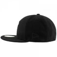 thumbnail image 3 of Superman James Gunn Logo Black on Black New Era 59Fifty Fitted Hat-7 1/4 Fitted, 3 of 6
