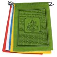 thumbnail image 1 of Drapeaux de Prière Tibétains Faits à la Main avec Traduction Anglaise (9"X12 Pouces), 1 of 4