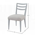 thumbnail image 6 of Nordic Solid Wood Dining Chairs - 2-Pack Ocean Colored Finish, 6 of 6