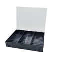 thumbnail image 2 of Caja de almacenamiento para decoración de uñas Yinane estuche de exposición 30 rejillas compacta transparente a prueba de polvo Negro, 2 of 8