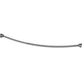 thumbnail image 2 of Gatco Modern Minimalist Adjustable Curved Shower Rod Set, Matte Black, 2 of 6