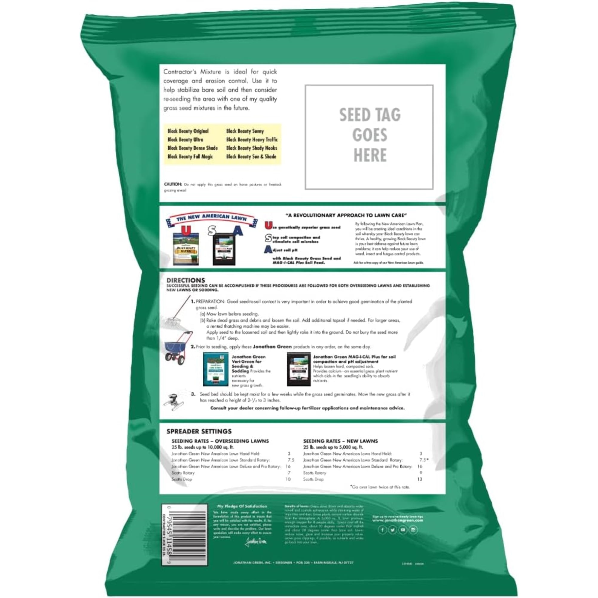 CONTRCTRS MIX GRASS 25# (Pack of 1)