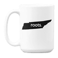 thumbnail image 1 of Tennessee USA Roots & TN State Map, US Citizen Coffee & Tea Mug Cup (15oz), 1 of 3