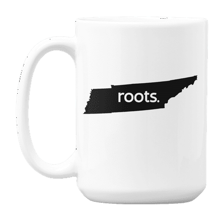 

Tennessee USA Roots & TN State Map US Citizen Coffee & Tea Mug Cup (15oz)