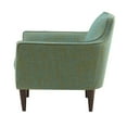 thumbnail image 3 of Madison Park Mid-Century Solid Wood and Fabric Upholstered Accent Chair in Blue, 3 of 5
