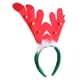 thumbnail image 2 of Red para El Pelo con Cuernos de Reno de Ciervo Navideño con Decoración de Campanas Y Plumas Sunnimix Venda, 2 of 5