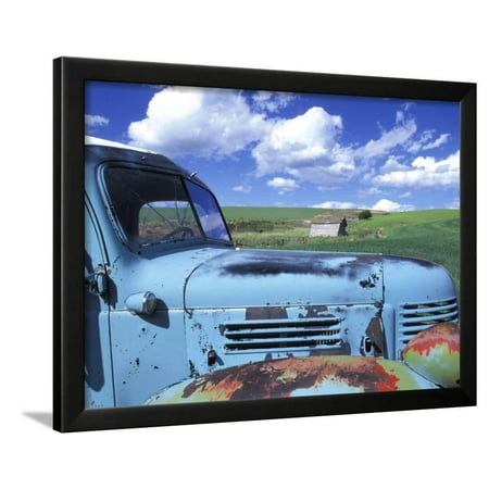 - Old Truck, Palouse Region, near Pullman, Washington, USA Framed Print Wall Art By Darrell Gulin