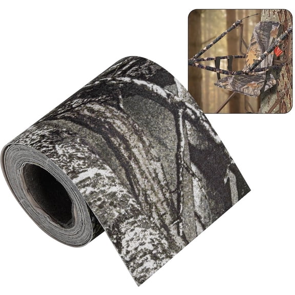 Ebaokuup 2.5 Yard x 2.5 Inch Camo Silencing Tape - Self-Adhesive Camouflage Tapes - Protective Fabric Camo Tape Wrap for Your Metal Hunting Gear and Accessories