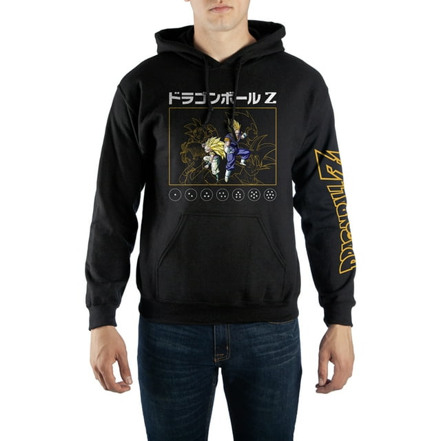 Dragon Ball Z Gohan Szukaj Chandail à Capuchon Noir