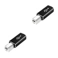 thumbnail image 4 of relayinert Type-c USB Adapter Cables Connector Data Transfer Universal Laptop Cellphone Computer Converter Connecting Adapters Straight Head/Black 2PCS, 4 of 6